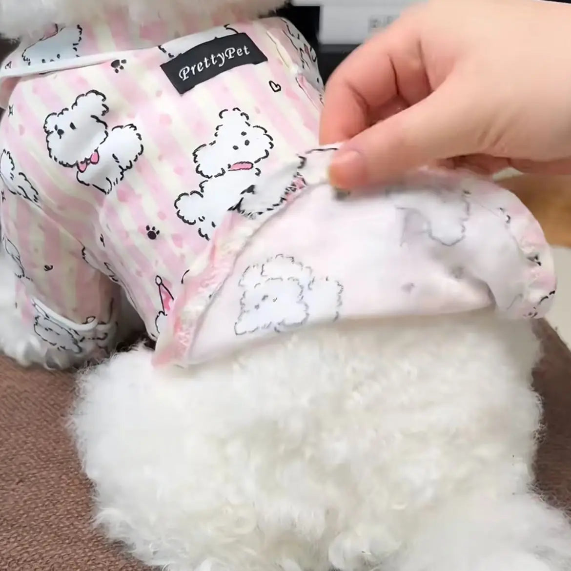 Pet Sleepwear: Thin Layer Pajamas in Cotton