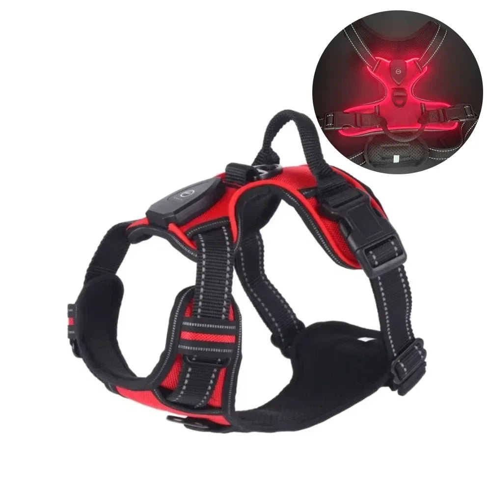 Durable Light Up LED Pet Harness