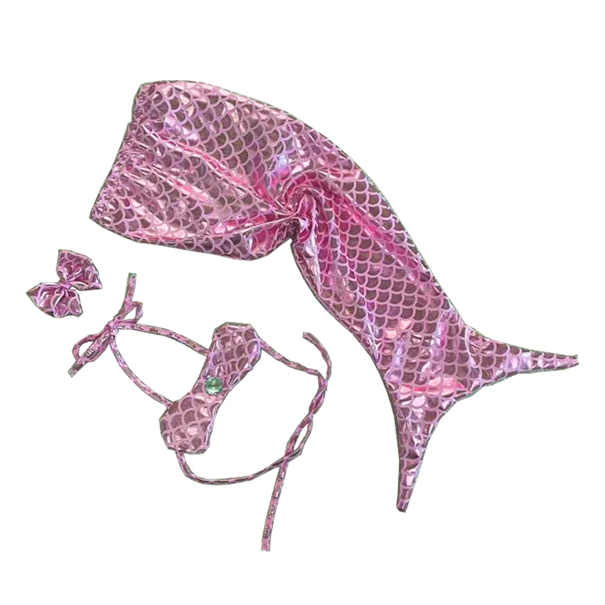 Sparkling Mermaid Pet Costume in Pink or Blue