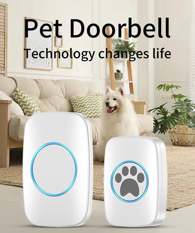 Touch Pet Doorbell for Cat or Dog Training