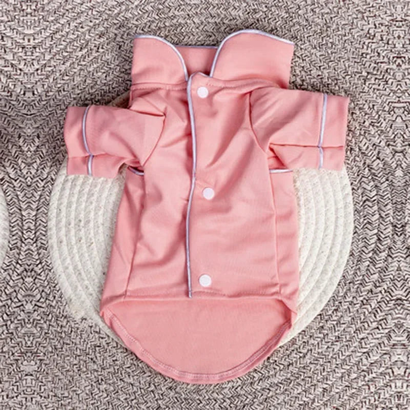 Luxury Pet Pajamas in Black or Pink, multiple sizes