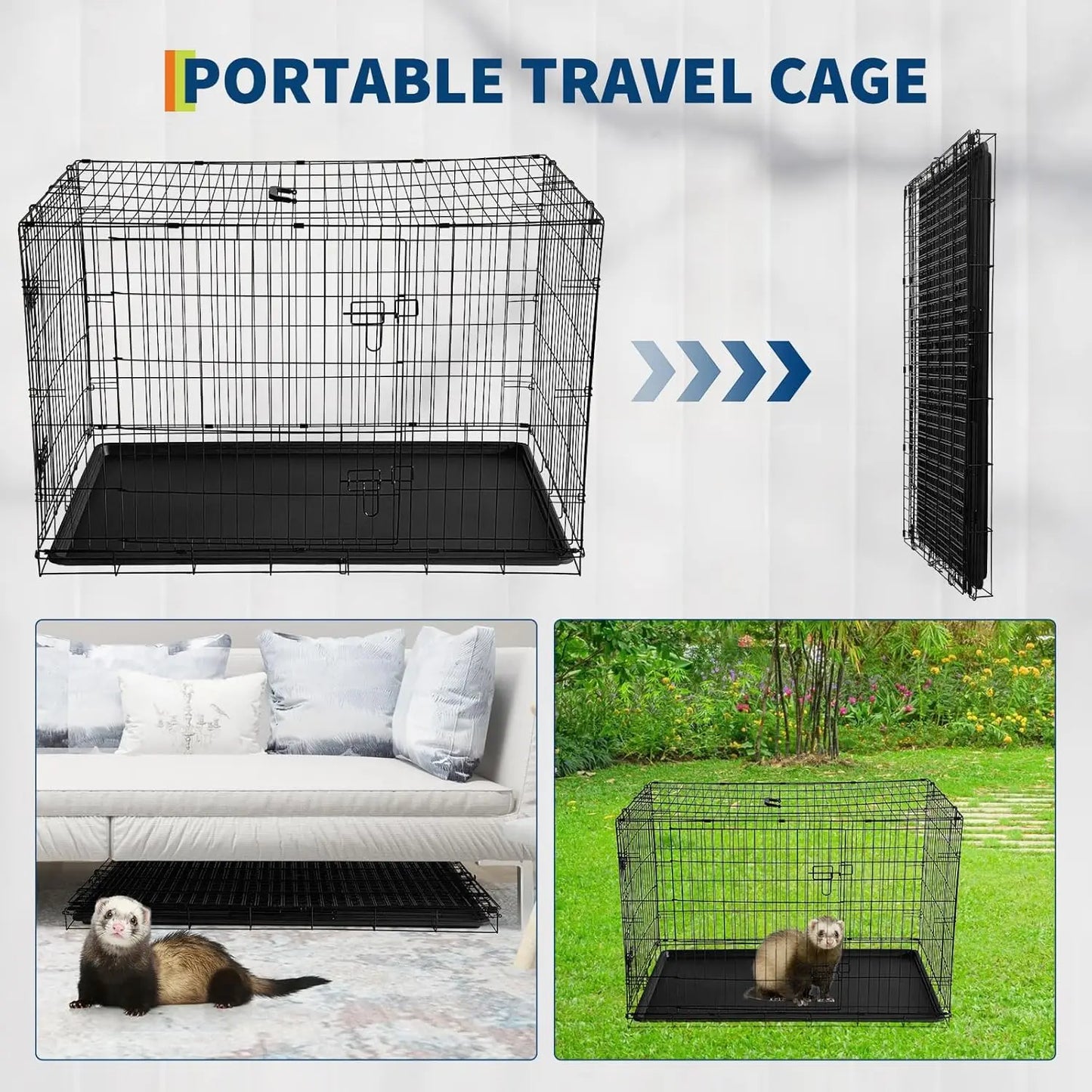 Portable Folding Pet Cage