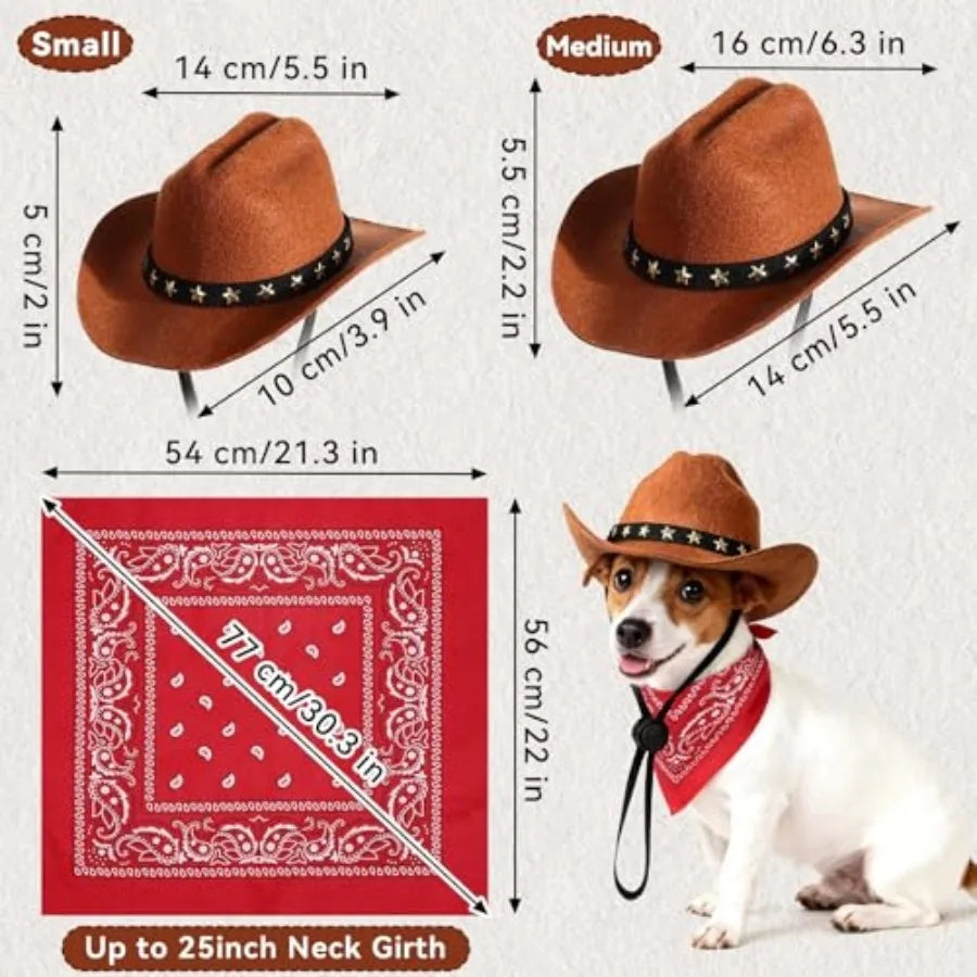 2-Piece Small Pet Cowgirl Costume