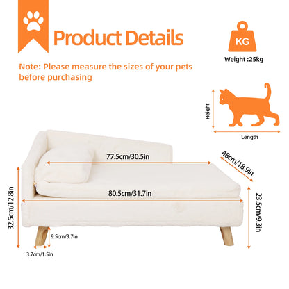 Luxury Elevated Pet Sofa Bed