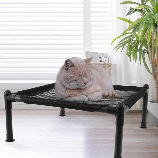 Portable Raised Cooling Comfort Pet Bed
