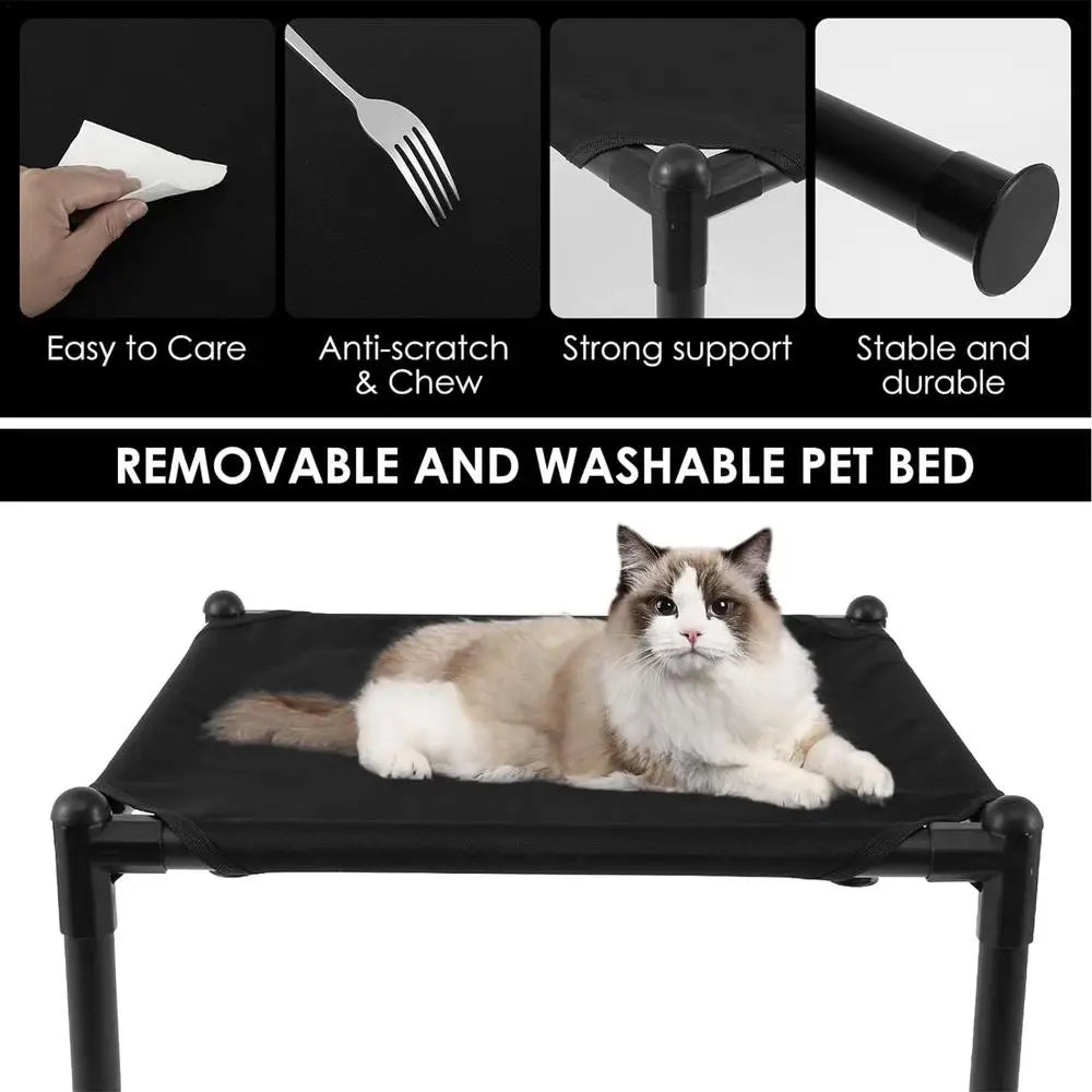 Portable Raised Cooling Comfort Pet Bed