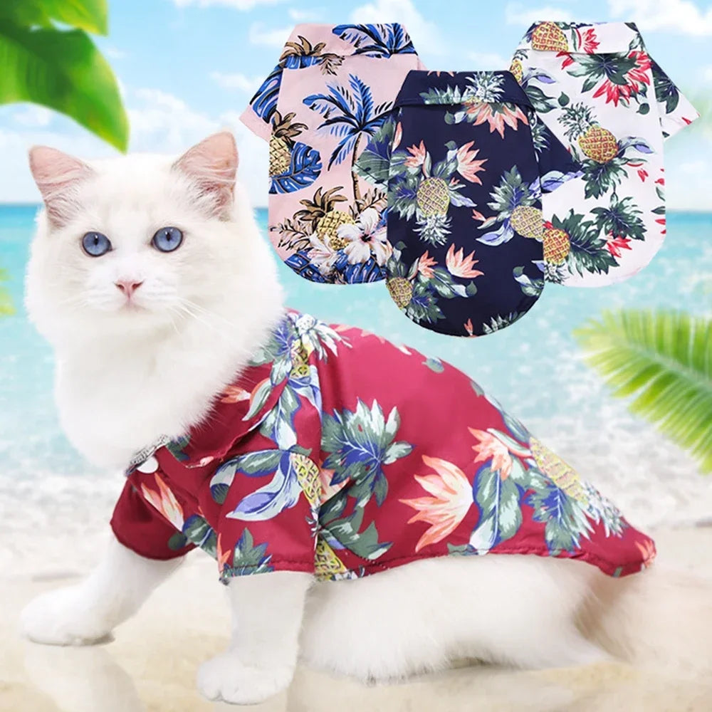 Beach Wear Hawaiian Pet Shirt