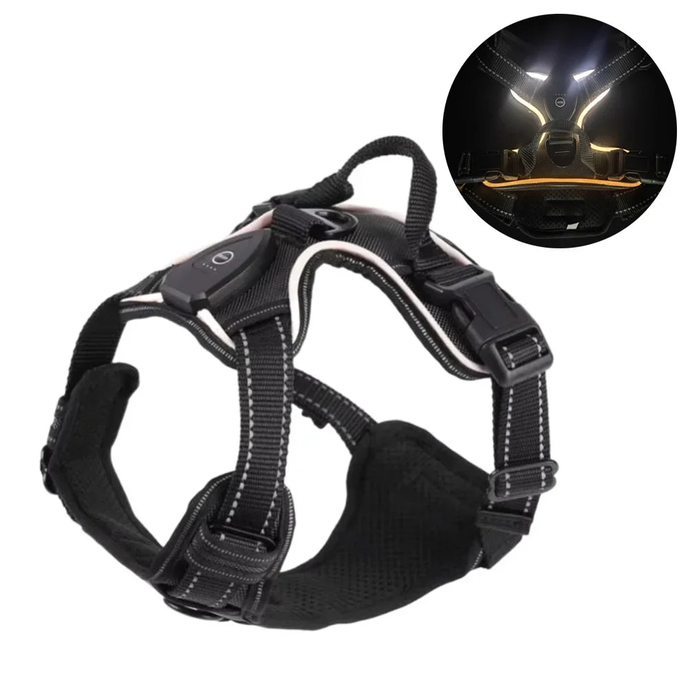 Durable Light Up LED Pet Harness