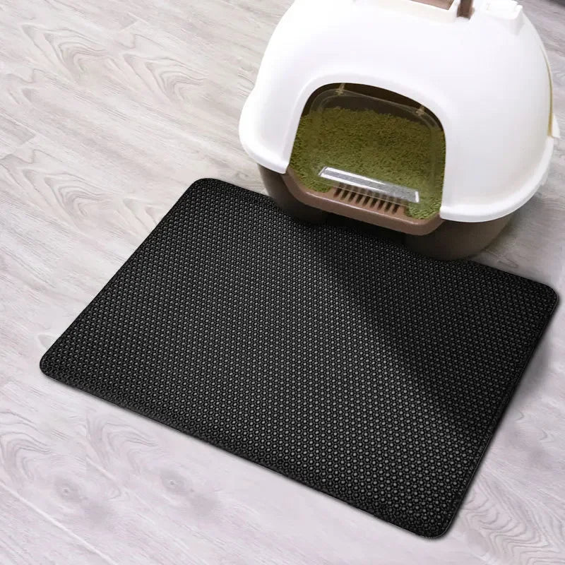 Litter Box Mat Non-slip Clean Pad