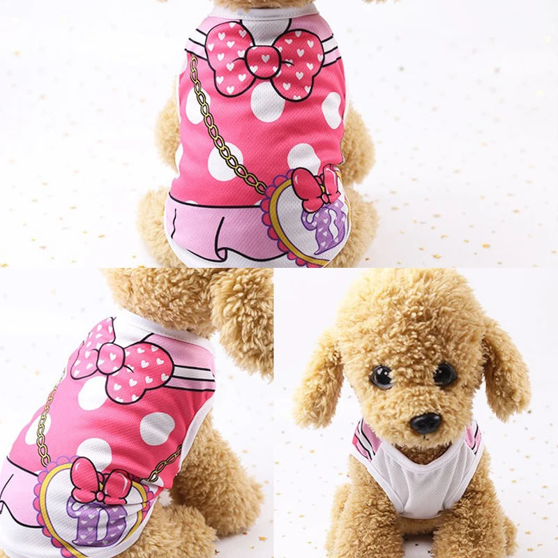 Cartoon T-Shirt for Small Pets
