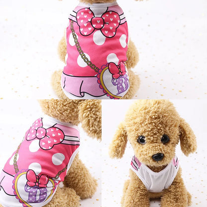 Cartoon T-Shirt for Small Pets
