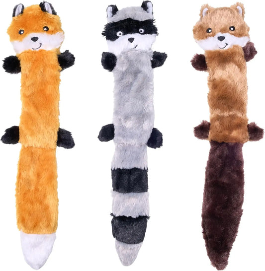 Squeaky and Soft Unstuffed Pet Toy