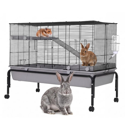Small Pet Cage With Detachable Stand