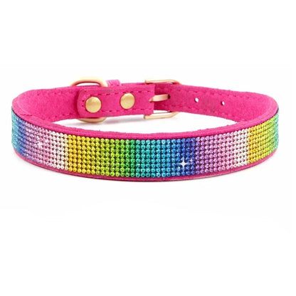 Comfortable Glitter Rhinestone Dog Collar