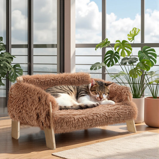 Large Plush Pet Sofa Bed