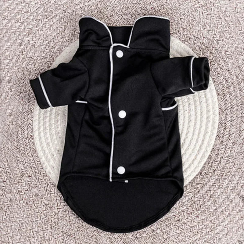 Luxury Pet Pajamas in Black or Pink, multiple sizes