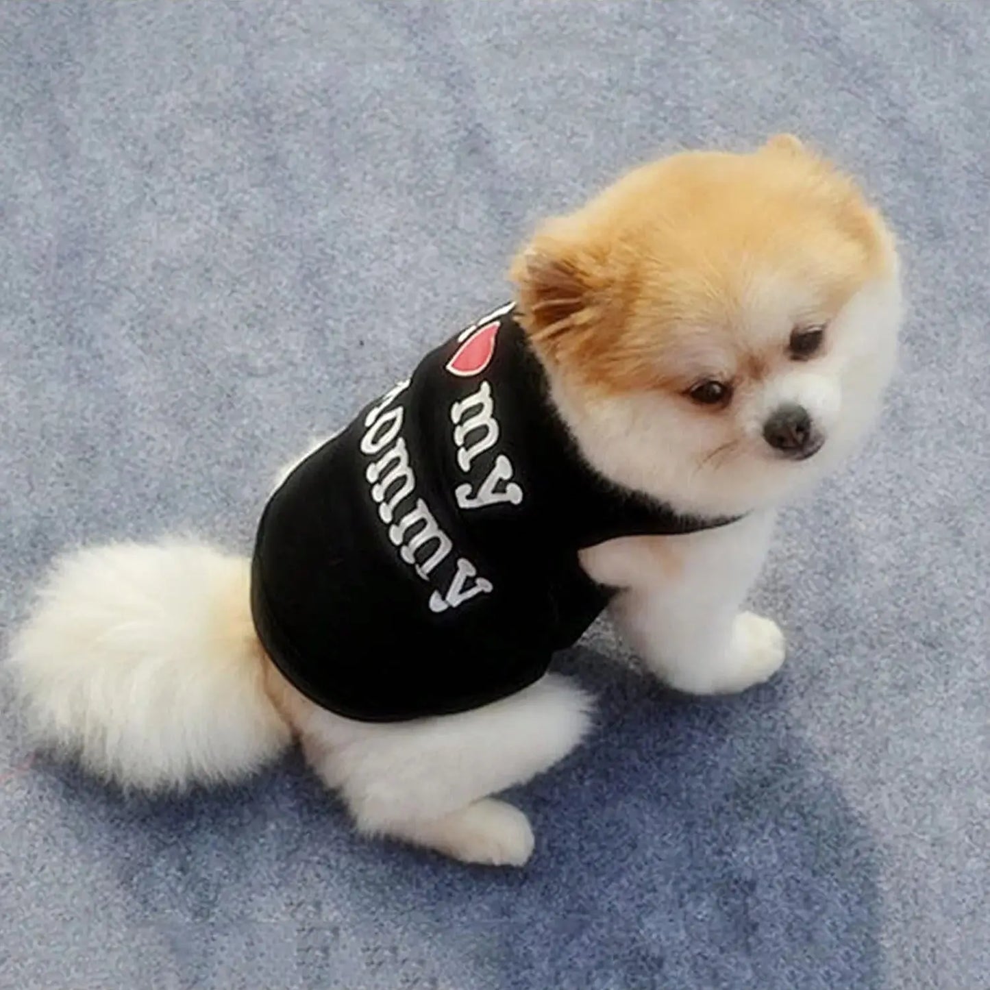 Pet T-Shirt I Love My Daddy Mommy