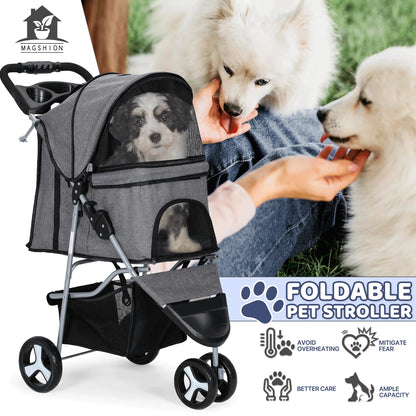 3 Wheels Pet Stroller