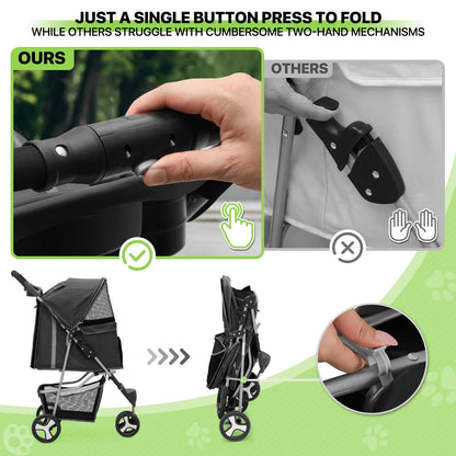3 Wheels Pet Stroller