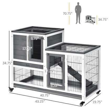 Elevated Indoor Small Animal Habitat