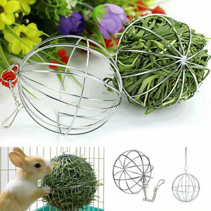 Safe Stainless Steel Round Sphere Food Dispenser