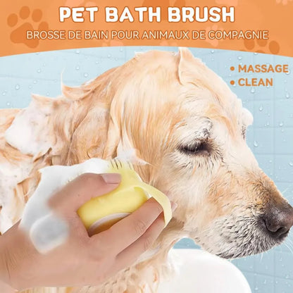 Silicone Bath Pet Brush