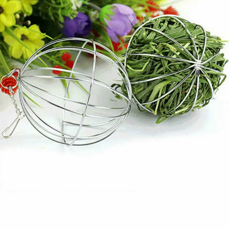 Safe Stainless Steel Round Sphere Food Dispenser