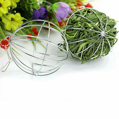 Safe Stainless Steel Round Sphere Food Dispenser