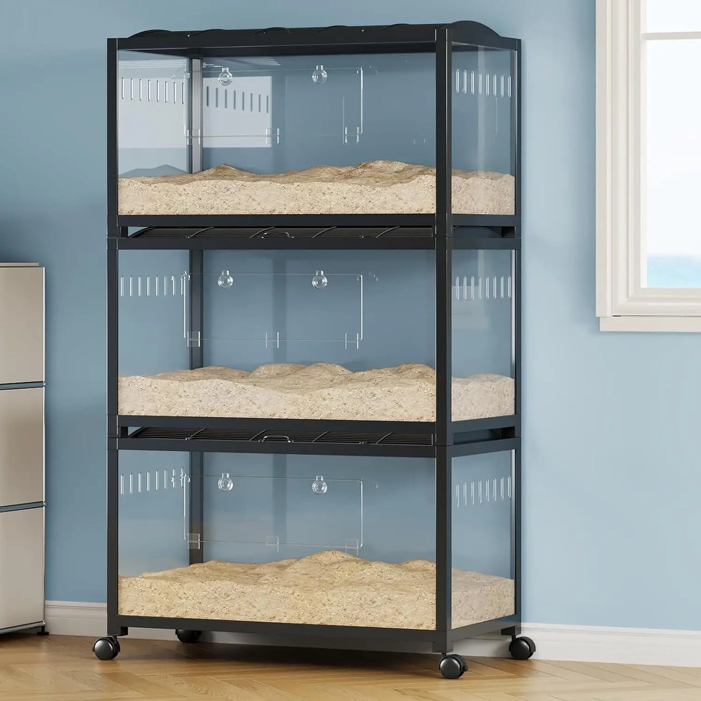 Chew-Proof Metal Hamster Cageble