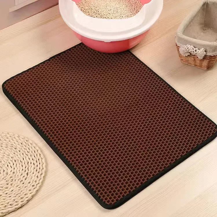 Litter Box Mat Non-slip Clean Pad