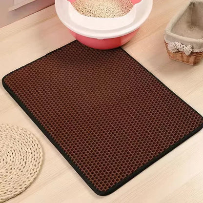 Litter Box Mat Non-slip Clean Pad