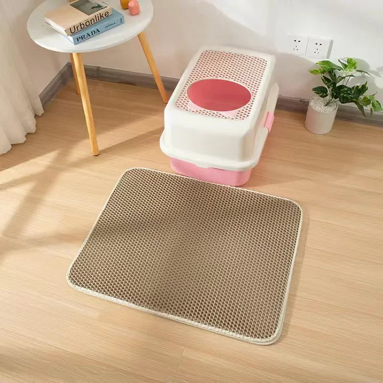 Litter Box Mat Non-slip Clean Pad