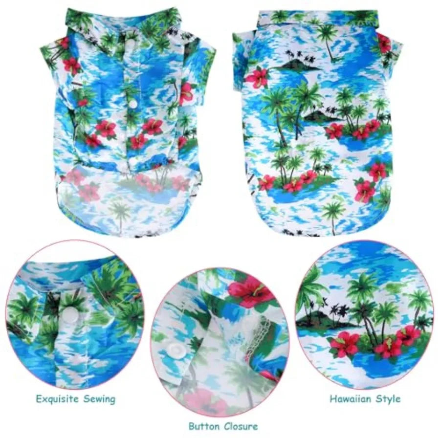 3 Piece Pet Hawaiian Costume