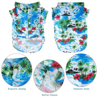 3 Piece Pet Hawaiian Costume