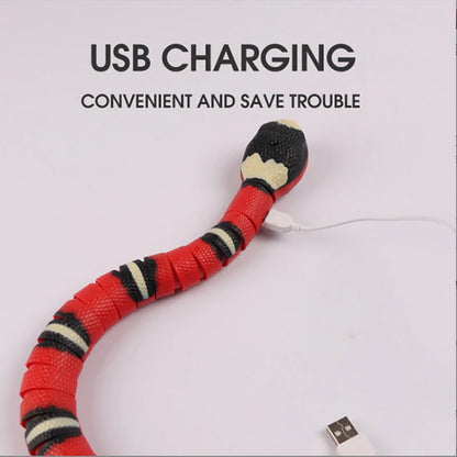Interactive Smart Sensing Snake Toy for Pets