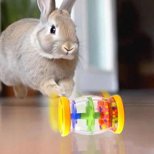 Interactive Rattle Toy for Small Pets