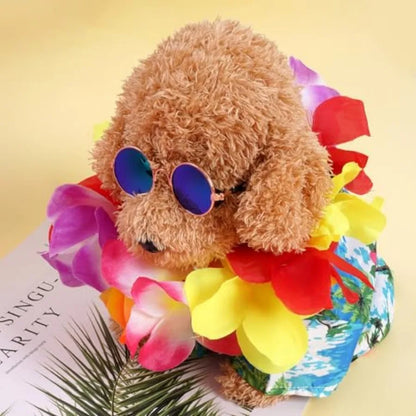 3 Piece Pet Hawaiian Costume