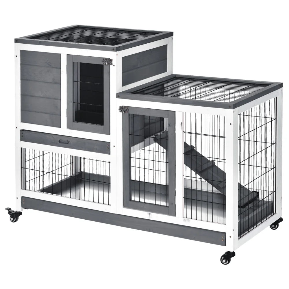 Elevated Indoor Small Animal Habitat