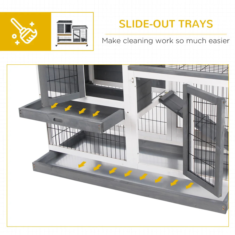 Elevated Indoor Small Animal Habitat