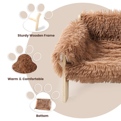 Large Plush Pet Sofa Bed
