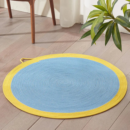 Round Cotton Rope Cat Scratching Mat