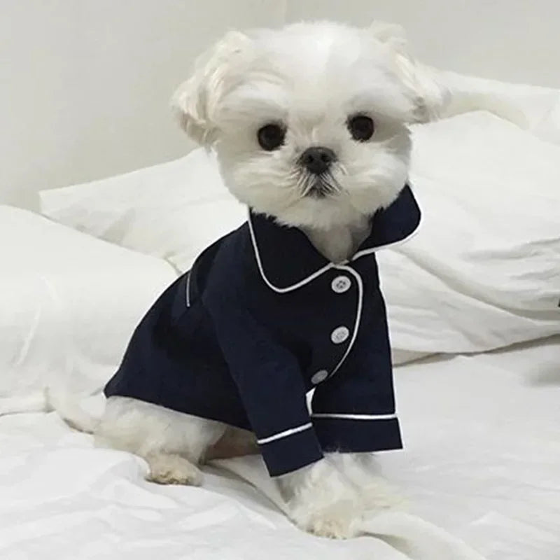 Luxury Pet Pajamas in Black or Pink, multiple sizes