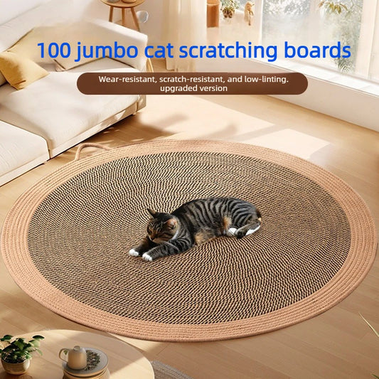 Round Cotton Rope Cat Scratching Mat