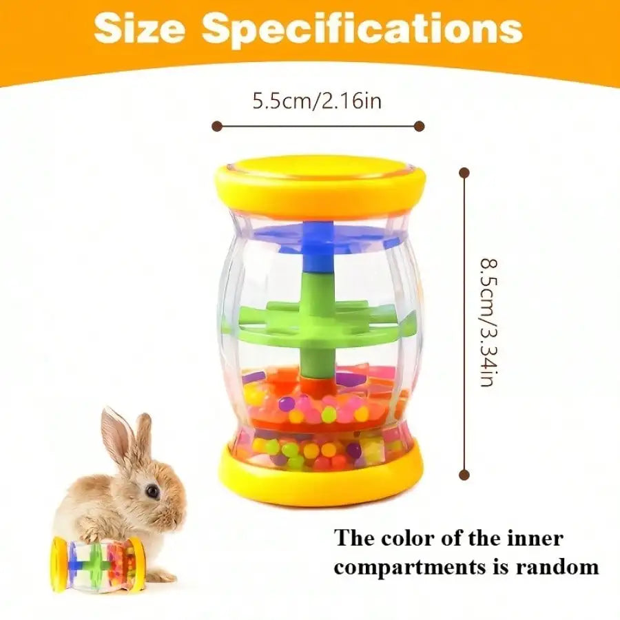 Interactive Rattle Toy for Small Pets