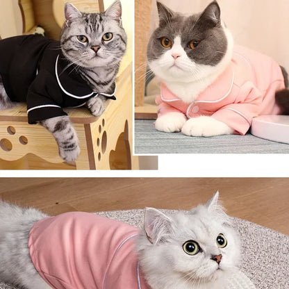 Luxury Pet Pajamas in Black or Pink, multiple sizes