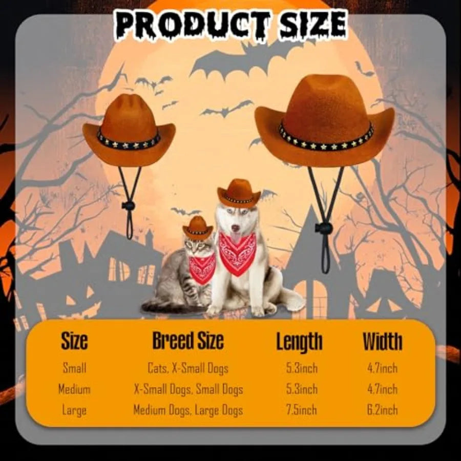 2-Piece Pet Cowboy Costume