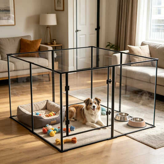 Clear Acrylic Pet Playpen