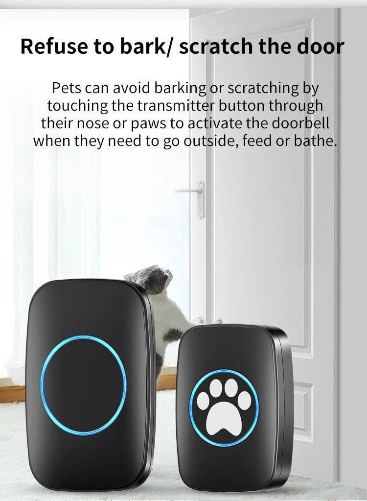 Touch Pet Doorbell for Cat or Dog Training