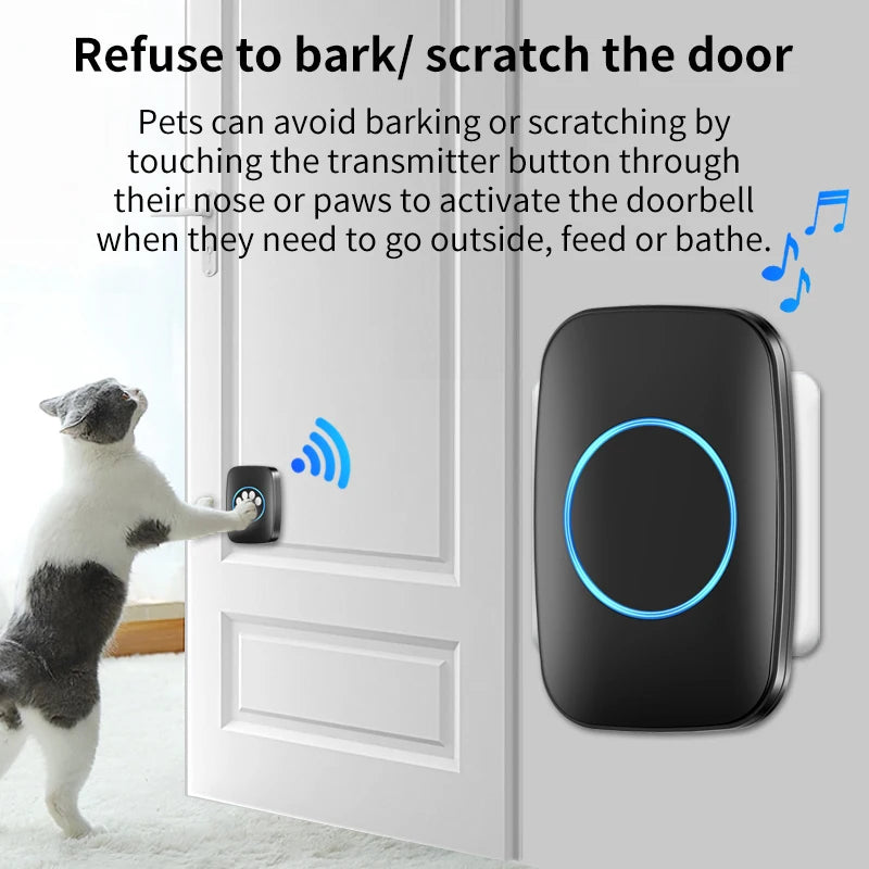 Touch Pet Doorbell for Cat or Dog Training
