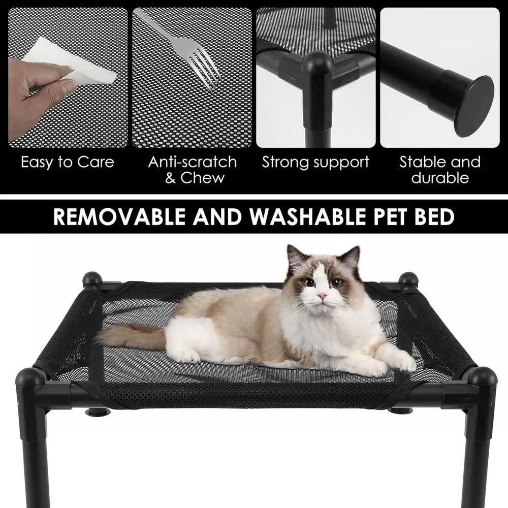Portable Raised Cooling Comfort Pet Bed
